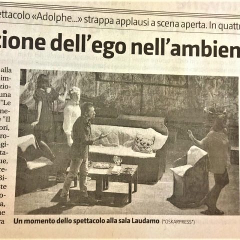 ADOLPHE - Giornale di Sicilia 20.06.15