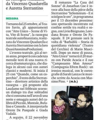 AU 15_16 - Gazzetta del Sud 22.10.15