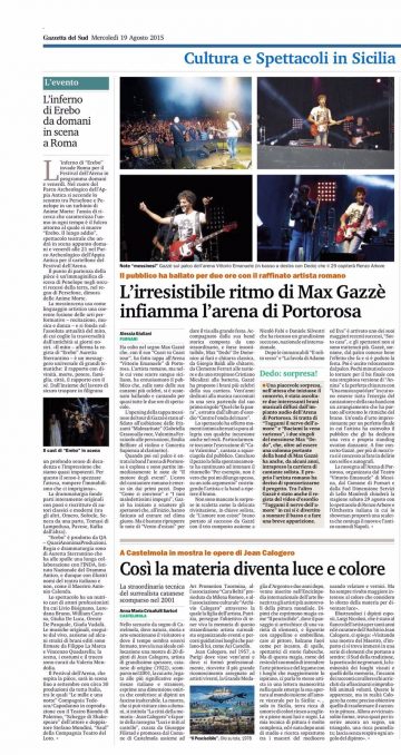 EREBO - Gazzetta del Sud 19.08.15