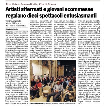 AU 14 15 - WA - Gazzetta del Sud ed. Messina 25_10_2014