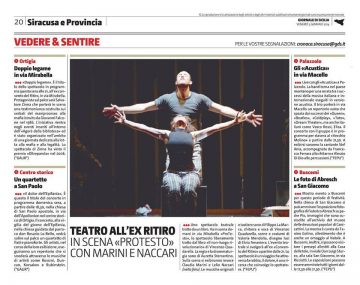 PROTESTO - Giornale di Sicilia 03.01.13